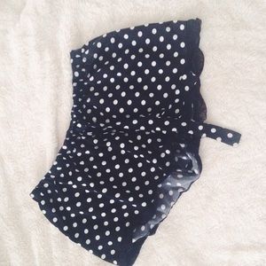 Polka dot shorts