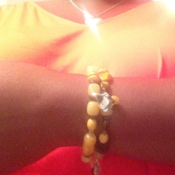 Silpada -double strand stretch bracelet