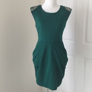 Forever 21 green knee length dress