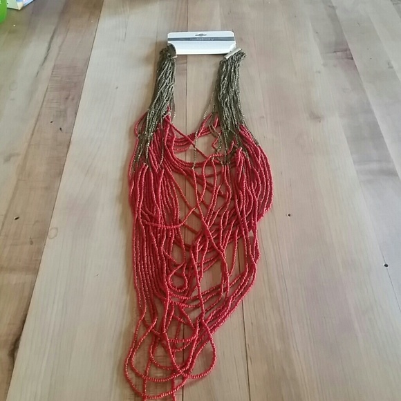 Long beaded necklace