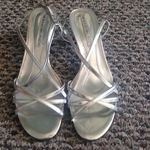 Silver heels