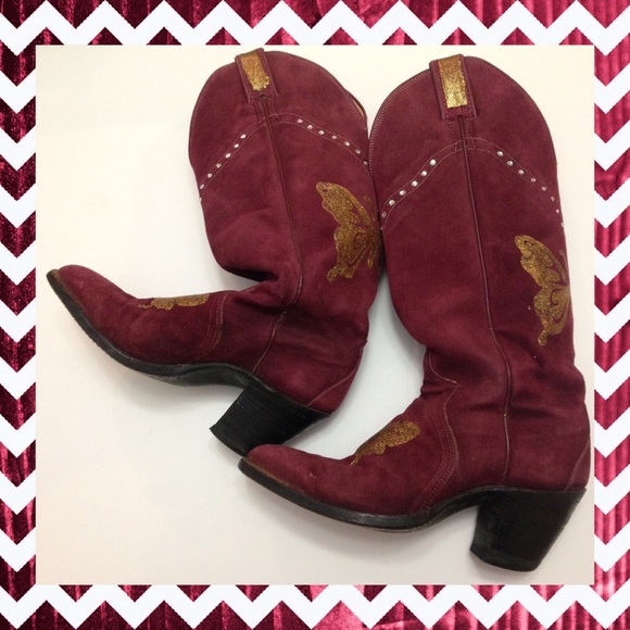 2XHP🎊🎉Beautiful 1 of a Kind Vintage Cowboy Boots