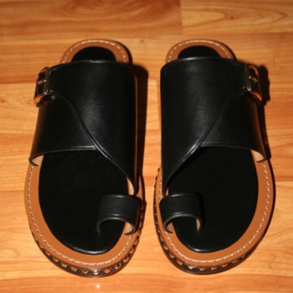 Coach Alexa Sandals, Blk Leather, Size 8M 😍