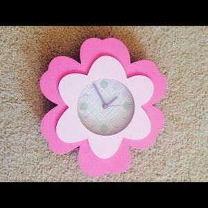 Flower clock and wall decor