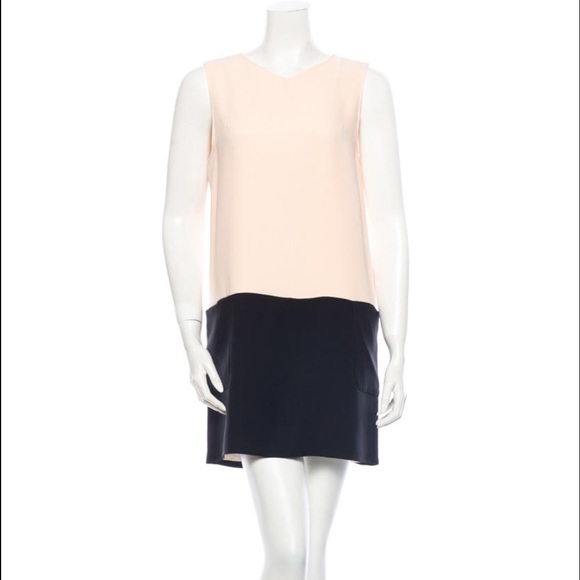 Jenni Kayne Colorblock Shift Silk Dress