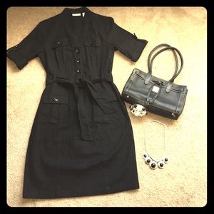 NY&Co belted linen dress