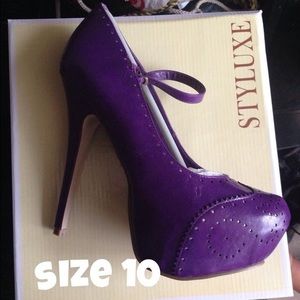 Purple heels