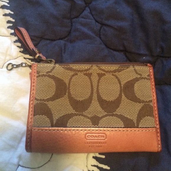 Coach keychain wallet