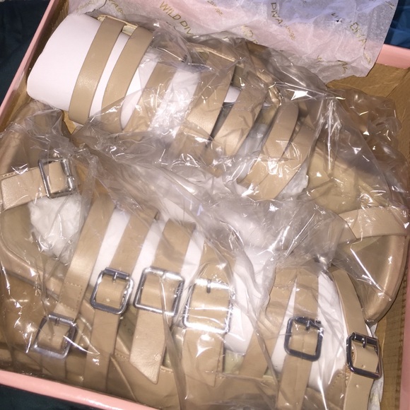 WORN ONCE!!! Strappy heel