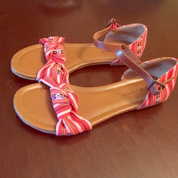 Tribal woven sandal