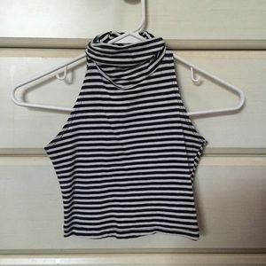 AA Spandex Striped Crop Top