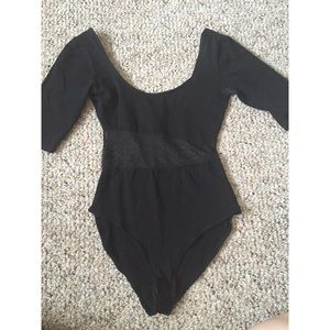 Black leotard