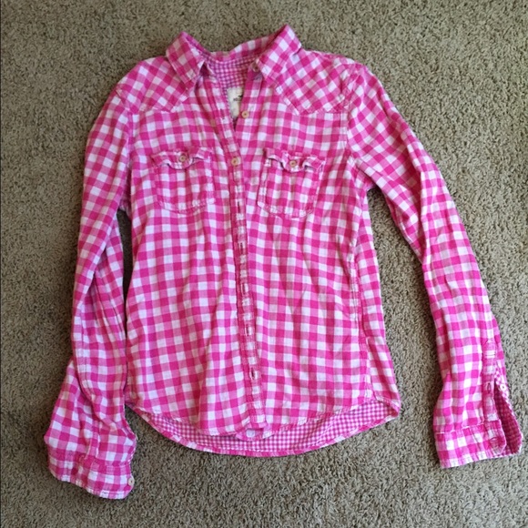 Plaid Hollister shirt