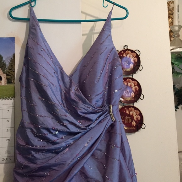 Lavender ball gown