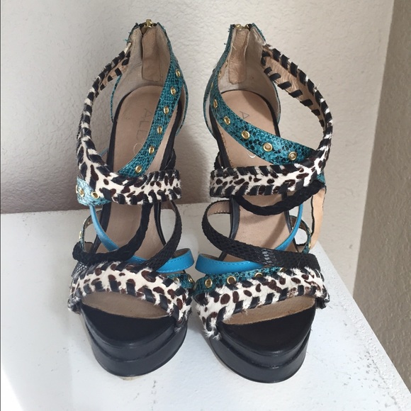 Aldo crisscross strappy high heels