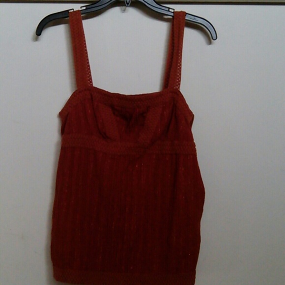 Bronze tank blouse