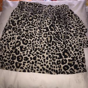 Leopard h&m skirt