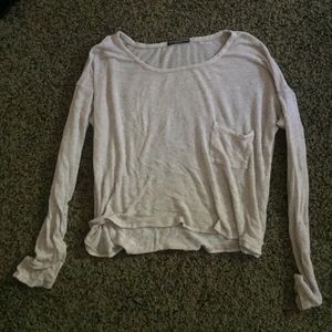 Tan knit sweater pullover Brandy Melville