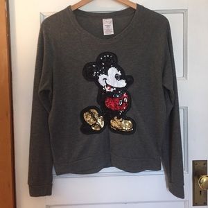 Sequined Mickey Mouse Sweater