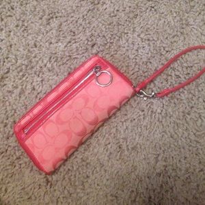 Pink clutch