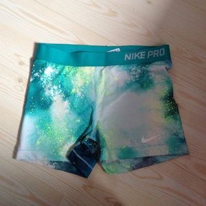 Nike pro Galaxy shorts