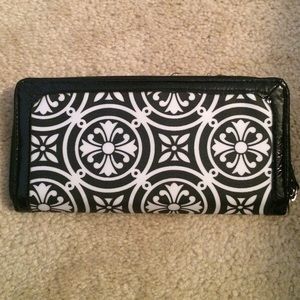 Merona Wallet - Black and white design