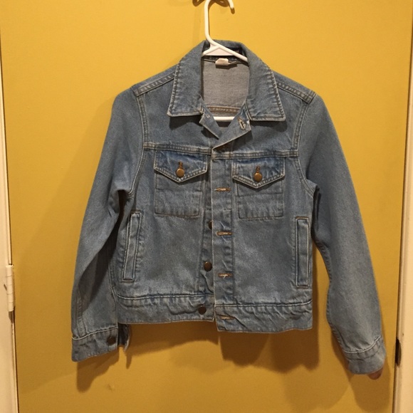 XXS American Apparel Light Wash Denim Jacket