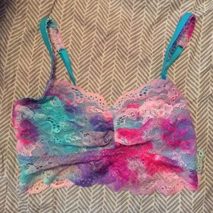 Vs pink rainbow bralette
