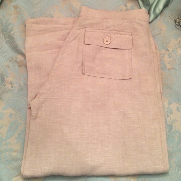 New York & Company khaki linen pants