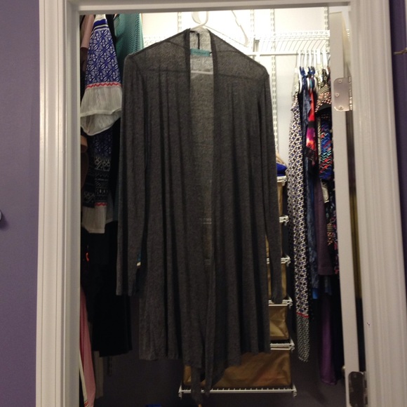 Grey cardigan