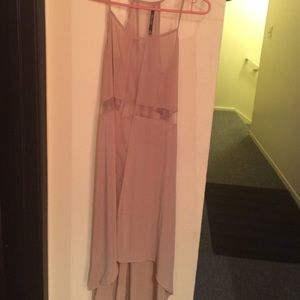 Doe & Rae nude dress.