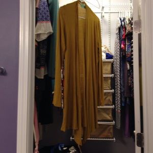 Mustard cardigan NWOT