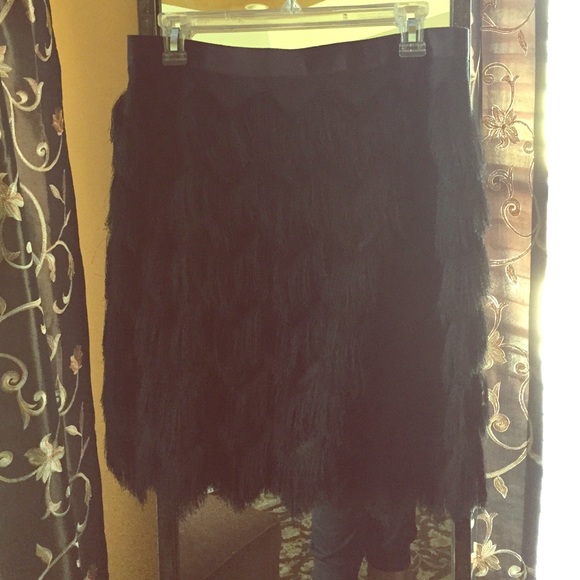 SALE! Vince Camuto Holiday Glam Rich Black skirt - Picture 1 of 3