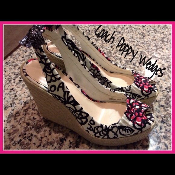 Coach Poppy Wedge