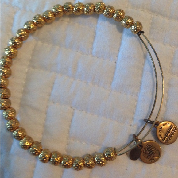 Alex & Ani Gold Ball Wrap Bracelet