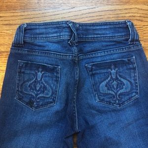 Top Shop bootcut blue jeans