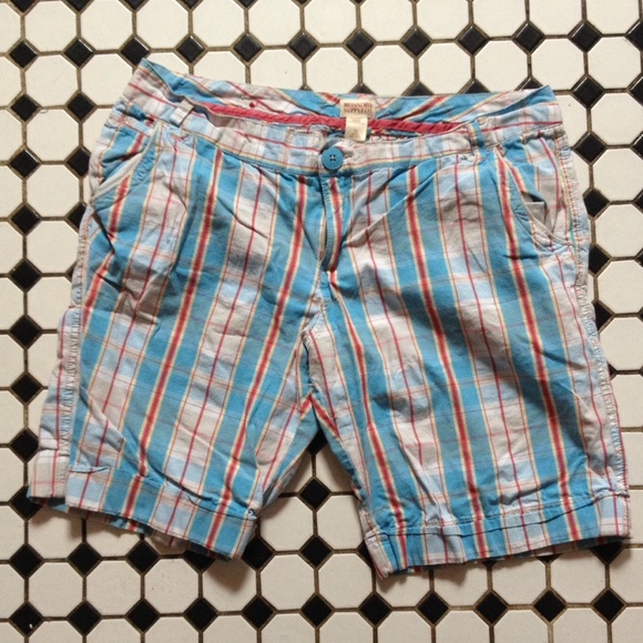 Plaid Bermuda Shorts