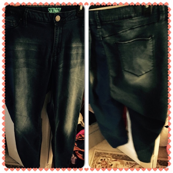 Plus size Supper cute skinny jeans/jeggings
