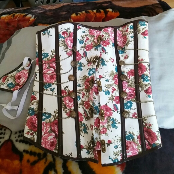 Floral corset