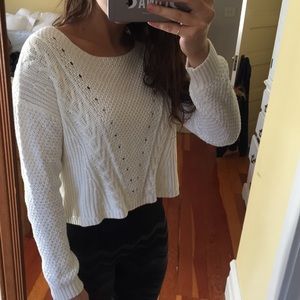 Creme knitted sweater