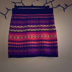 Dream heart tribal sweater mini skirt