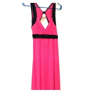 Keyhole back Knit maxi dress