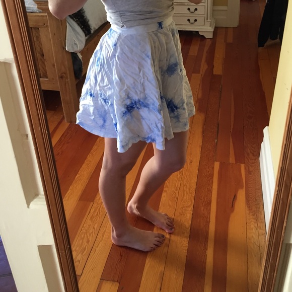 Tie dye circle skirt