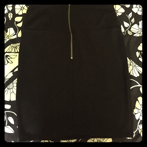Black pencil skirt