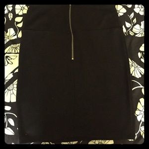 Black pencil skirt
