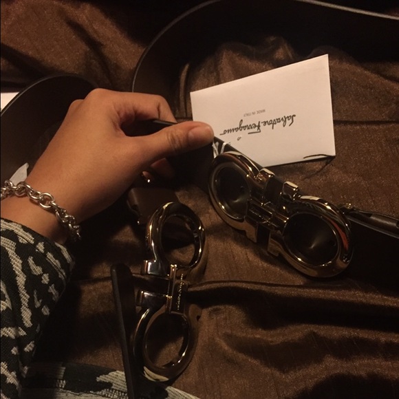 Salvatore Ferragamo (large cuff) belt.