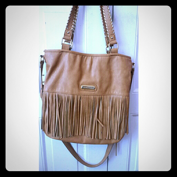 Steve Madden fringed purse