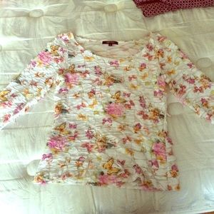 Sheer Butterfly Blouse