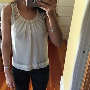 Sheer tank top