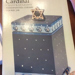 OFFERS!!! New in box Channukah Cookie Jar